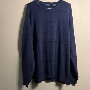Izod  Navy Sweater 100% Cotton XL